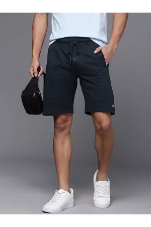 WROGN Men Mid-Rise Shorts With Drawstring Closure