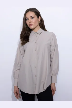 DeFacto Shirt Collar Long Sleeves Tunic