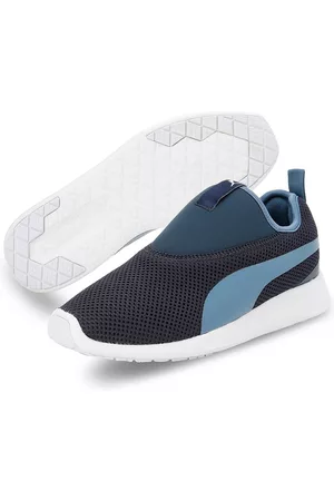 PUMA ST Trainer Evo Woven-Design Casual Slip-On Sneakers