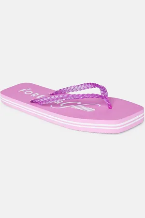 Pantaloons Women Printed Thong Flip-Flops
