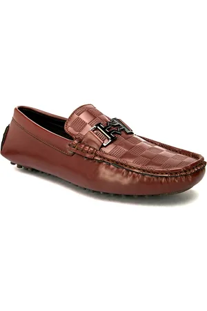 San Frissco Men Textured Lightweight Horsebit Loafers