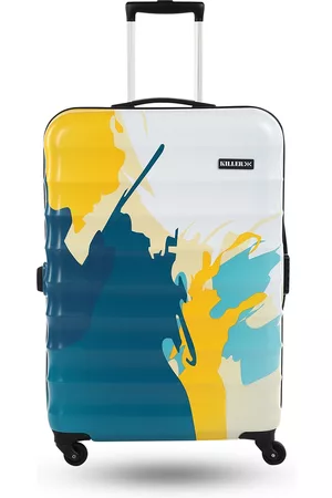 Killer Abstract Printed Medium Trolley Suitcase - 75 cm