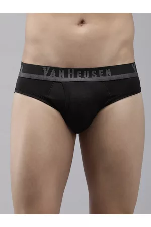 Van Heusen Innerwear Men Swift Dry & Breathable AIR Series Active Trunks -  Pure Black