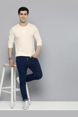 Mast & Harbour Long Sleeves Pure Cotton T-shirt