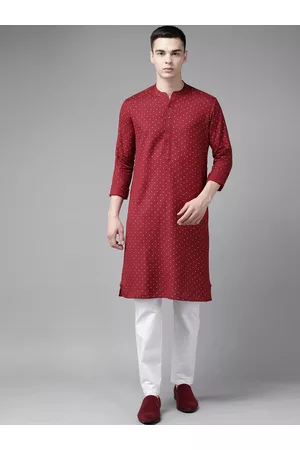 See Designs Bandhani Printed Band Collar Straight Kurta