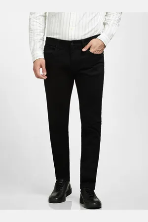 SELECTED Men Cotton Slim Fit Low Distress Jeans
