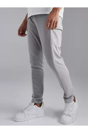 Boohoo Skinny Fit Cargo Side Panel Track Pants