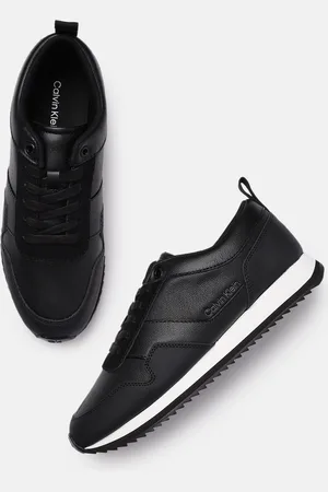Calvin Klein Men Leather Sneakers