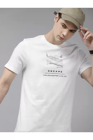 Roadster T-shirts - Printed Pure Cotton T-shirt