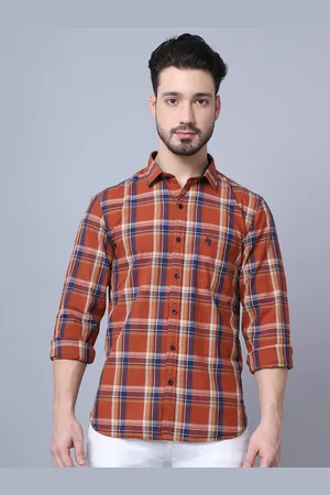 CANTABIL Tartan Checked Casual Shirt