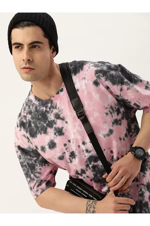 Kook N Keech Tie and Dye Dyed Pure Cotton Loose T-shirt