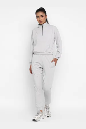 OFF LIMITS Women Mock Collar Mid-Rise Tracksuit
