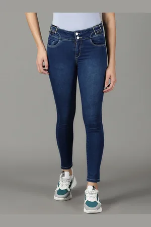 SHOWOFF Women Slim Fit High-Rise Light Fade Stretchable Jeans