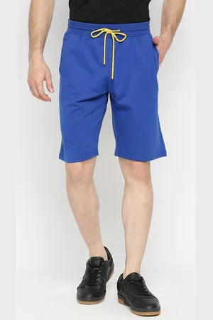 SPYKAR Men Blue Solid Shorts