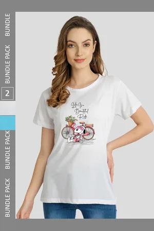 Chozi Pack Of 2 Graphic Printed Running T-shirt