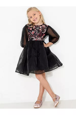 Cherry Crumble Girls Floral Printed Dress