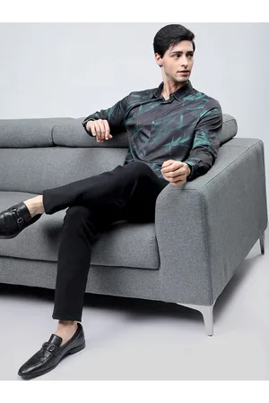 Ketch HIGHLANDER Men Printed Knitted Party Wear Casual Shirt