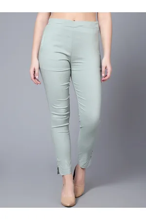 Bani Women Slim Fit Cigarette Trousers