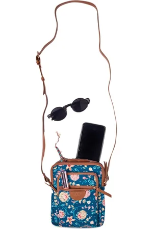TEAL Printed Sling Bag