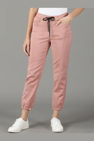 SHOWOFF Women Jogger High-Rise Stretchable Cotton Jeans
