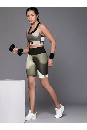 adidas Women Printed High-Rise Aeroready Cycling Shorts