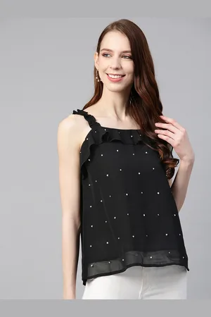 Scouph Women Black Embellished Top