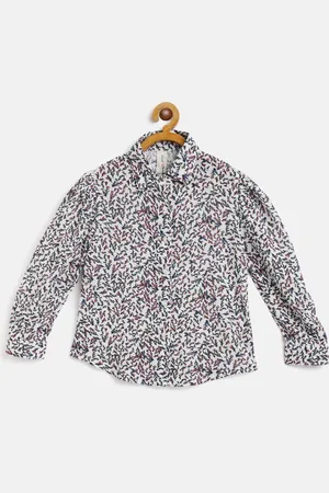 Scouph Girls Multicoloured Floral Opaque Printed Casual Shirt