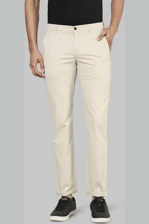 Park Avenue Men Beige Chinos Trousers