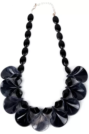 Alberre Odette Black Statement Necklace