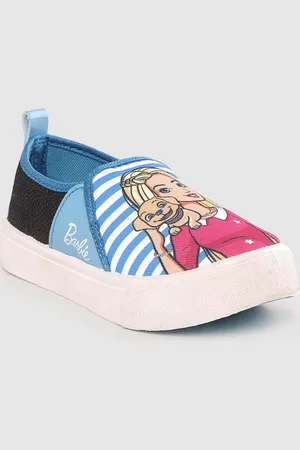 toothless Girls Blue & Black Printed Slip-On Sneakers