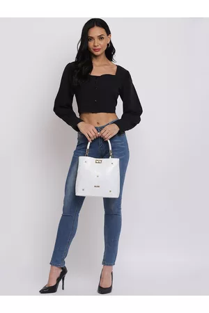 KLEIO Studded Top Handle Handbag