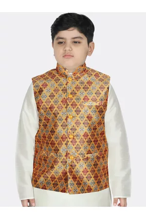 SG Boys Yellow Nehru Jackets