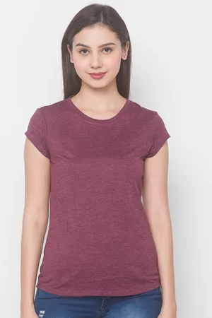 Globus Women Maroon T-shirt