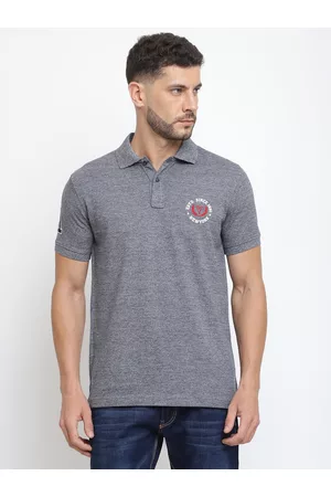 Van Heusen Sport Men Varsity Inspired Short Sleeve Polo T-Shirt