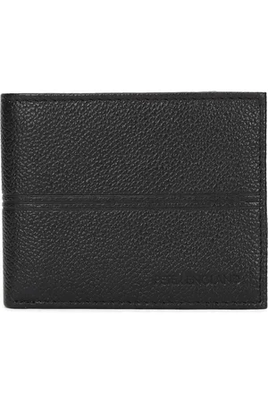 Buy Men Brown Textured Genuine Leather Wallet Online - 727483 | Peter  England