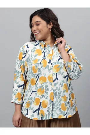 Instafab Women Multicoloured Abstract Printed Casual Shirt