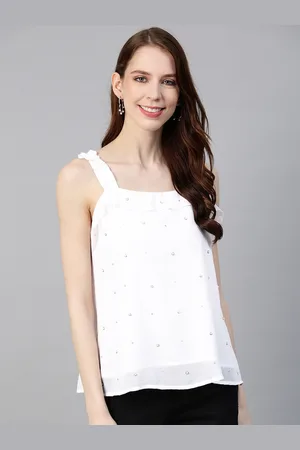 Scouph Women White Embellished Top