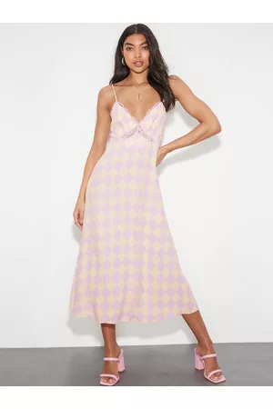 Dorothy Perkins Checked A-Line Midi Dress