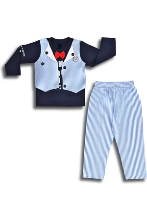 Wish Karo Infants Boys Printed T-shirt with Trousers