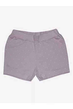 KiddoPanti Girls Rose Printed Hot Pants Shorts