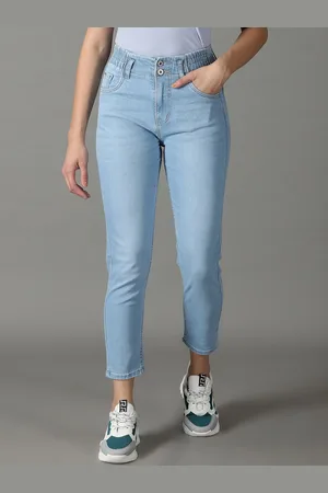 SHOWOFF Women Boyfriend Fit High-Rise Stretchable Jeans