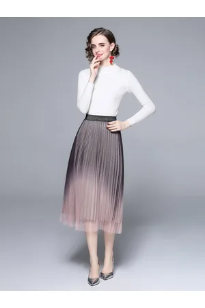 JC Collection Women Top with Skirt Co-Ords