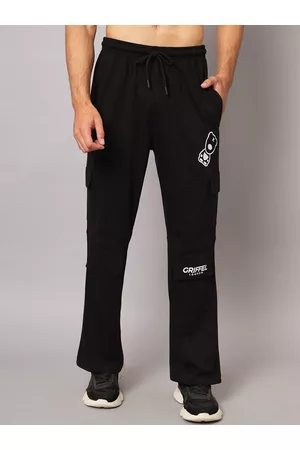 GRIFFEL Men Regular Fit Cotton Track Pants