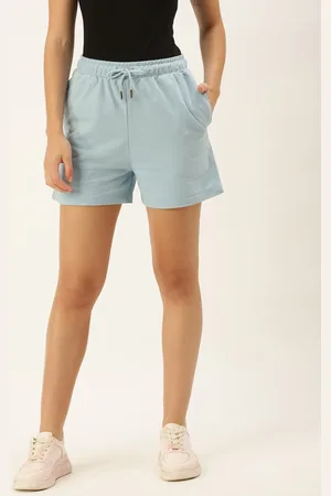 De Moza Women Mid-Rise Regular Fit Cotton Shorts