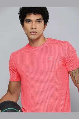 HRX Checked Running T-shirt