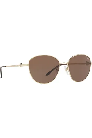 vogue Women UV Protected Brown Lens Irregular Sunglasses - 0VO4091BI848/7356