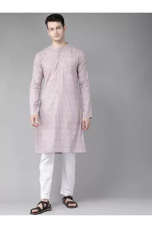 See Designs Ethnic Mofits Printed Straight Pure Cotton Kurta with Pyjamas