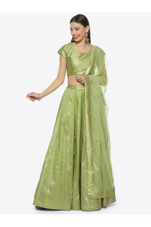 Biba Printed Ready to Wear Lehenga & Blouse With Dupatta
