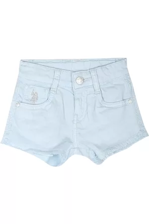 Ralph Lauren Girls Mid-Rise Denim Shorts