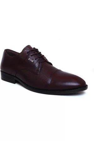 ZOOM Men Textured Formal Derbys